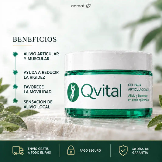 QVITAL®  · Gel de masaje Articular 100cc