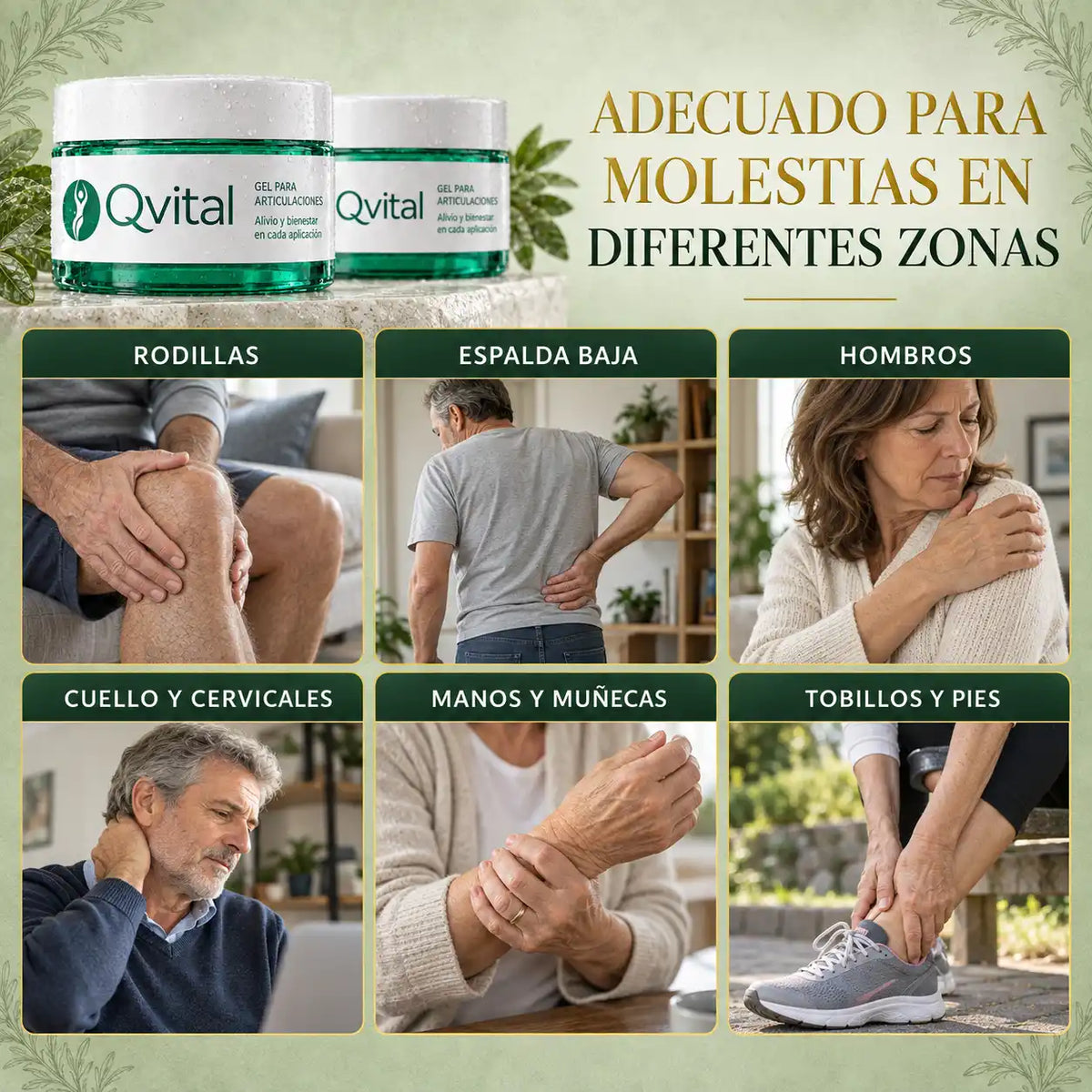 QVITAL®  · Gel de masaje Articular 100cc