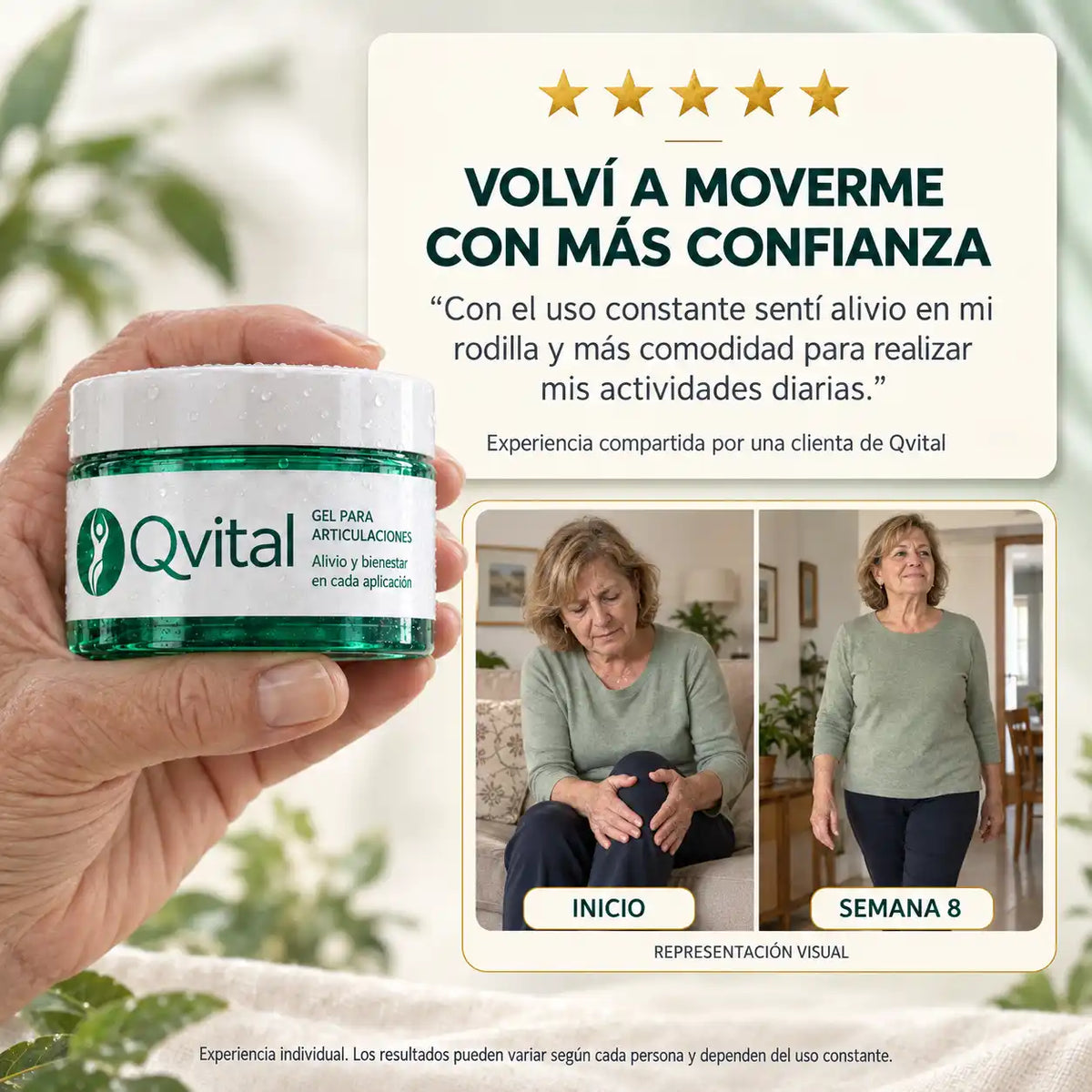 QVITAL®  · Gel de masaje Articular 100cc
