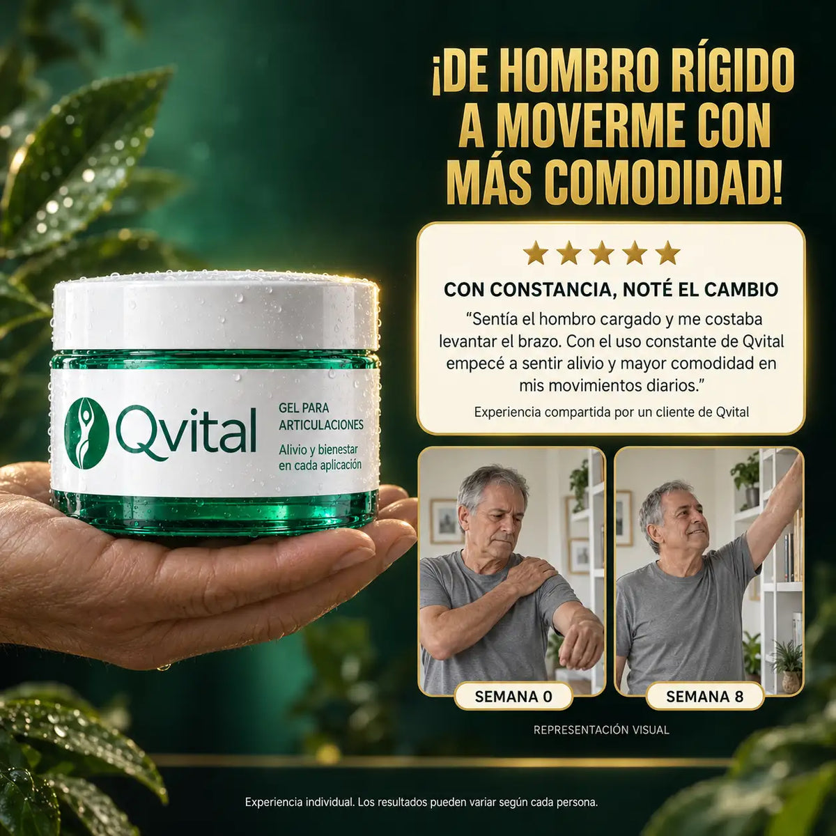 QVITAL®  · Gel de masaje Articular 100cc